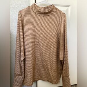 Out From Under for Urban Outfitters Striped Mock Neck Sweater